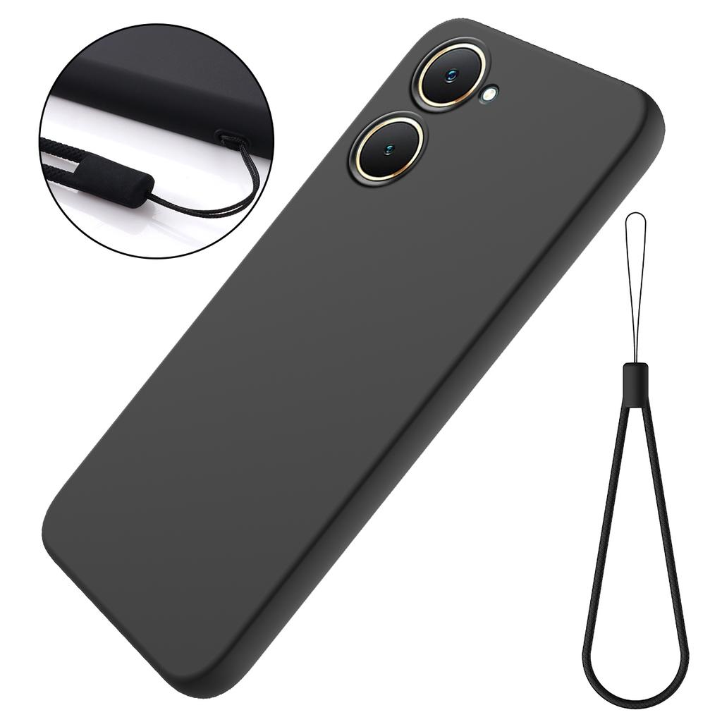 For vivo Y18 / Y18e 4G Solid Color Liquid Silicone Dropproof Full Coverage Protective Case
