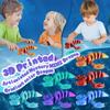 3D-печатный дракон 3D-печатный шарнирный МИНИ-дракон Игрушка-дракон из кристалла Игрушки для взрослых и детей Таинственный дракон