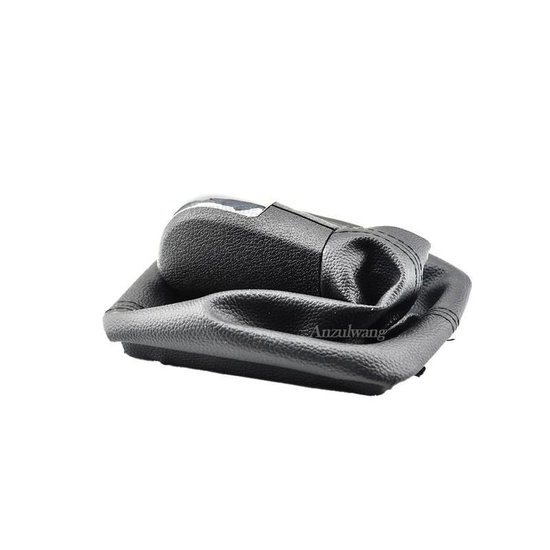 Ручка переключения передач 5-ступенчатая для Skoda Octavia 2004 2005 2006 2007 2008 2009 2010 2011 2012 Автоматические воротники переключения передач Кожаный чехол