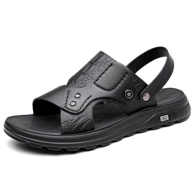 Летние новые мужские сандалии мужские модные большого размера пляжная обувь модные крутые шлепанцы мужская обувь