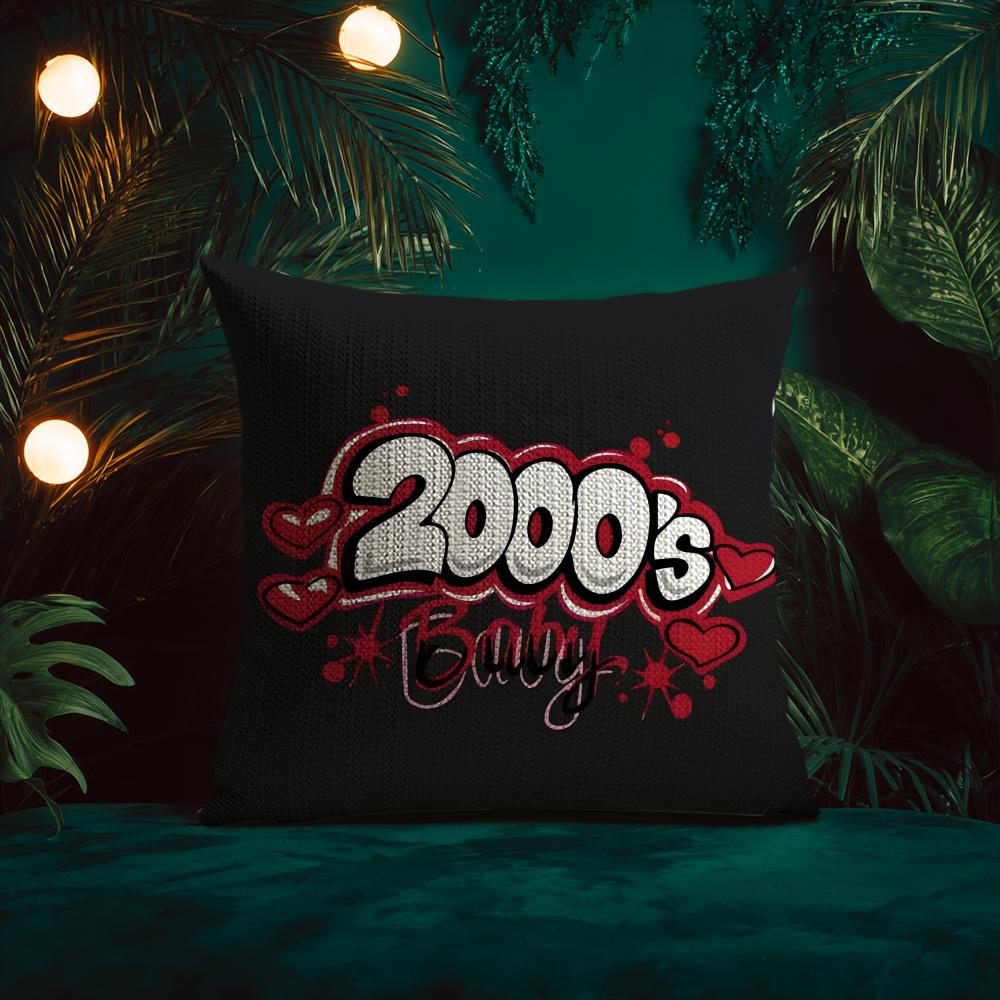 Trendy Style Classic Trendy Brand Printing Cushion Cover Silky elegant Comfort Sofa Bed Invisible zipper Beach pillowcase
