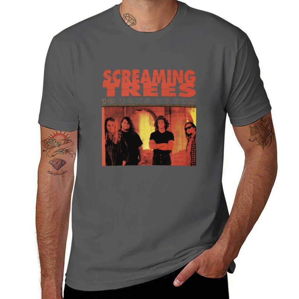 Screaming Trees Tshirt Essential T Shirt Anime T Shirts Oversize Tshirt