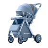 Elevated Baby Stroller: Reclining, Lightweight, Foldable, Two-Way Shock Absorption for Newborns