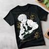 Giyu Tomioka T-Shirt Demon Slayer Kimetsu No Yaiba Anime Black Shirt Size S_5XL