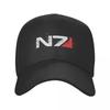 Mass Effect N7 Punk Unisex Video Game Baseball Cap Adult Alliance Military Adjustable Dad Hat Women Unisex Outdoor