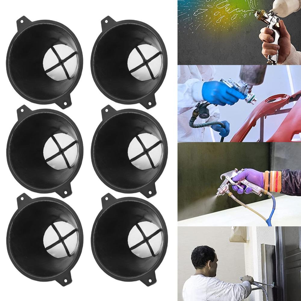 6pcs/30pcs Fine Mesh Paint Filter Plastic Material Nylon Mesh Filter Oil Based Paints
