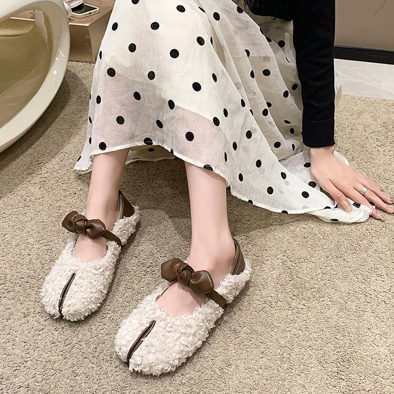 Круглый носок повседневная женская обувь осенние мокасины меховые лодочки с коротким горлом новые осенние мокасины с пряжкой на ремне для отдыха резиновые однотонные Мэри