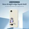 For iPhone 16e Case Helmet Girl Pattern Printing Straight Edge TPU Phone Back Cover