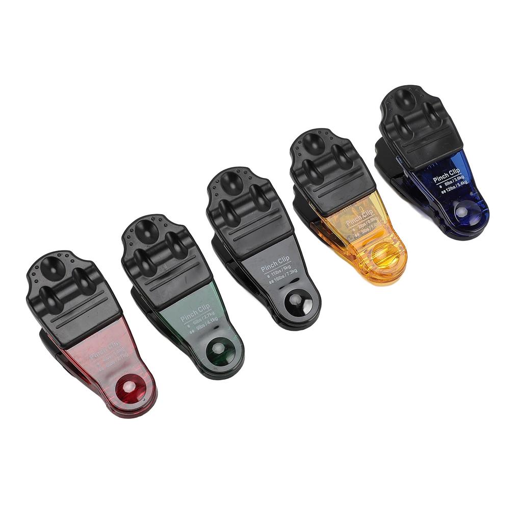 5PCS Graded Pinch Exerciser Strong Magnetic Plastic Finger Strengthener Clip Pinch Strength Trainer for Conditioning