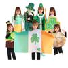 St. Patrick's Day Boys Girls Festival Cosplay Costumes Children Halloween Carnival Party Performance Ethnic Outfit