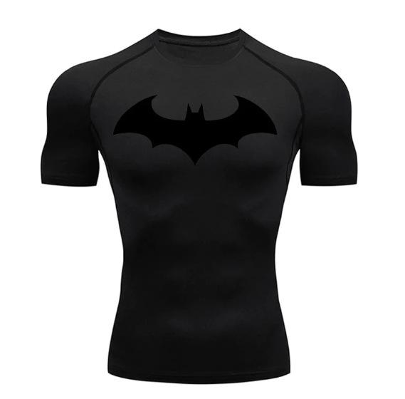 Мужская спортивная футболка с быстрым высыханием 2023: Дышащий, Влагоотводящий, Эластичный, Плотная посадка для бега и спортзала