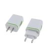 Цветное светодиодное двойное USB-зарядное устройство для телефона в форме капли воды 5 В 1 А Стандарт ЕС/США