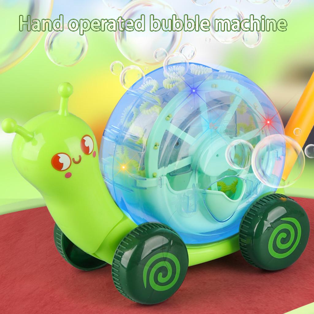 Игрушка-газонокосилка-пузырь для малышей со светодиодной подсветкой, устойчивая к падению летняя уличная ручная игрушка-пузырь
