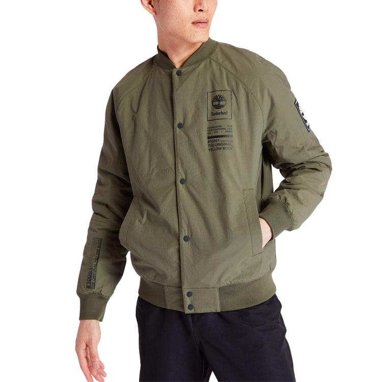 Timberland Повседневная стеганая рабочая куртка-пилот, мужские куртки, зеленая A2CCU-A58
