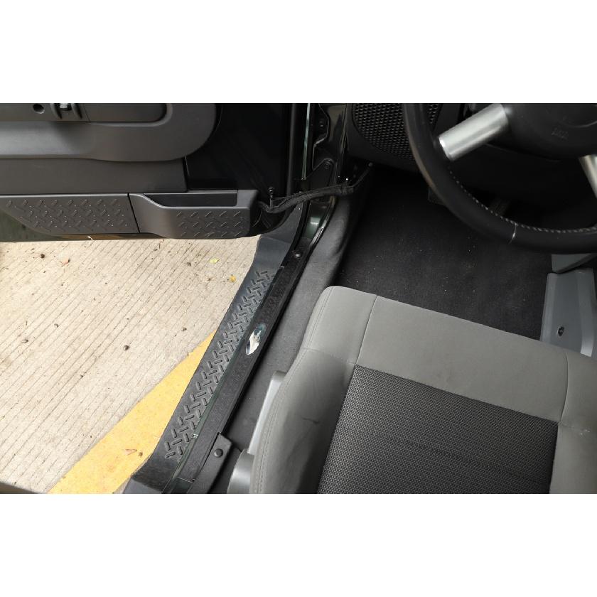 Накладка на порог педали автомобиля для Jeep Wrangler JK 2007-2017, 4-дверный порог, защитная крышка для педали входа