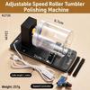 Silent Run Rotary Tumbler Polisher Adjustable Speed Bead Tumbler Polisher  For Jewelry Ornament