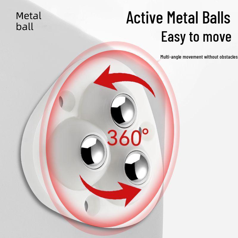 Silent Wear-Resistant Casters: Universal Wheel, Punch-Free Design for Household Use