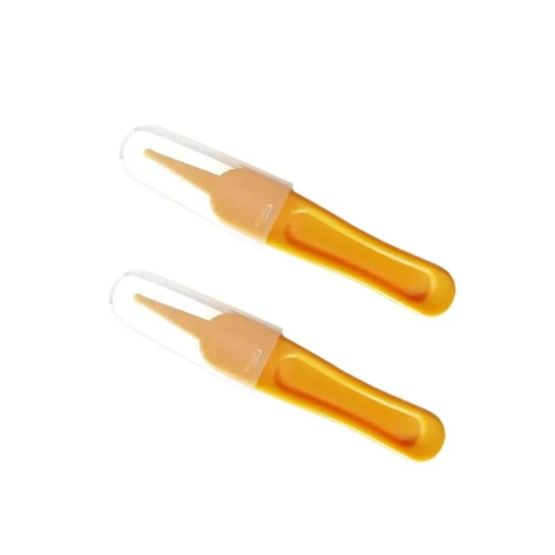 1/2/3/4pcs Baby Dig Booger Clip Infants Ear Nose Navel Clean Tool Kid Safety Tweezers Cleaning Forceps Toddler Nasal Cavity Care