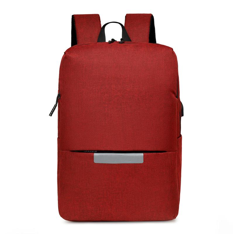 Новый унисекс однотонный водонепроницаемый и дышащий деловой модный повседневный универсальный рюкзак для повседневного использования