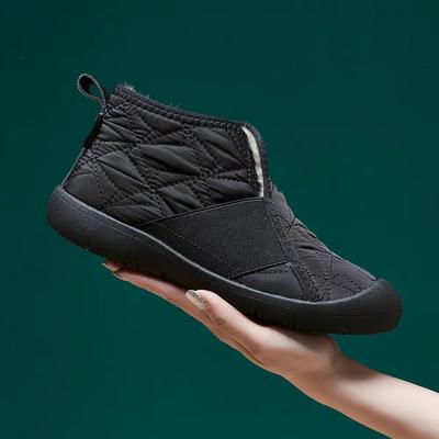 Зимние мягкие нескользящие бархатные утепленные высокие теплые хлопковые ботинки легкие повседневные модные сноубутсы