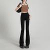 American Micro-flared Jeans Women's Autumn New High-waisted Thin Elastic Small Retro Horseshoe Pants