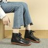 Large Size Fashion Short Boots Women's Autumn and Winter New Style Low Heel Martin Boots Short Boots Women