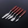 5X Stainless Steel   Knife Scraper Spatula Pro Artist Oil Painting Acrylic