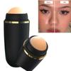 Face Oil Absorbing Roller Natural Volcanic Stone Massage Body Stick Makeup Face Skin Care Tool Facial Pores Cleaning Oil Roller