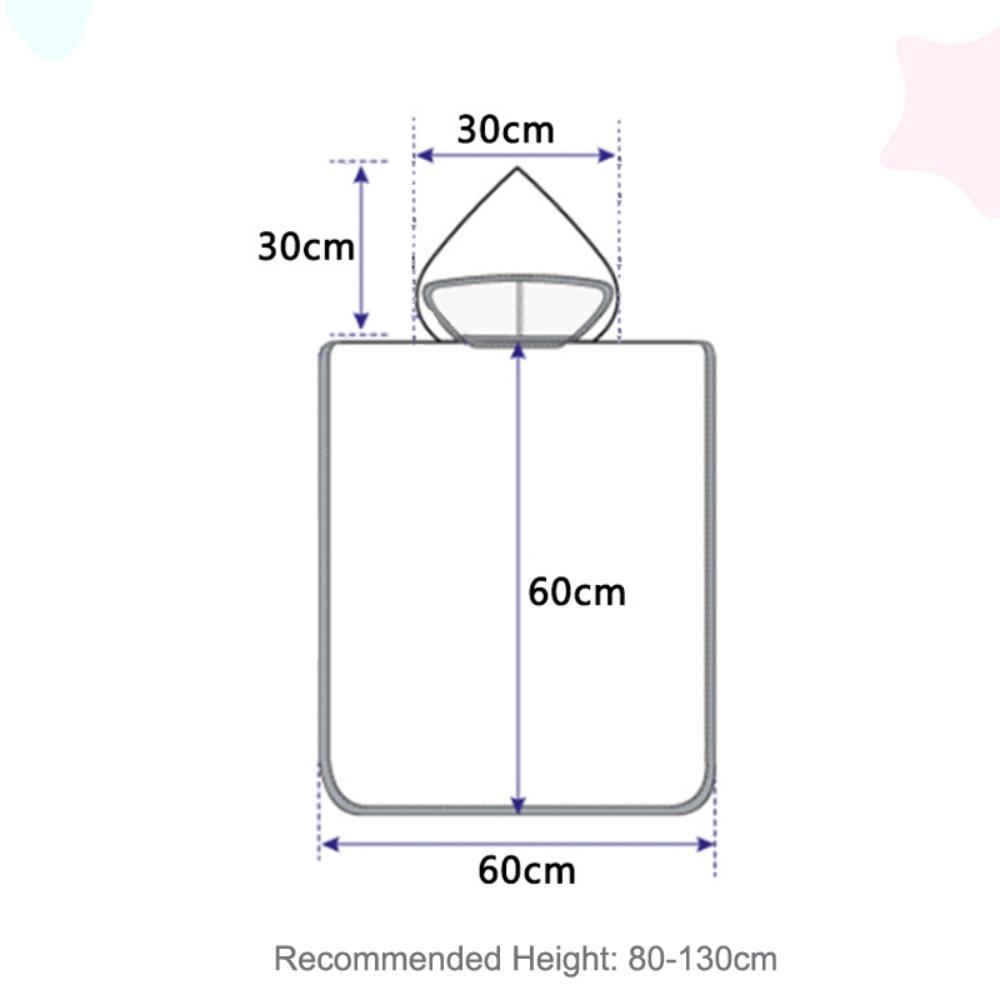 Пляжная микрофибра для мальчиков девочек Полотенце Халат Пончо с капюшоном Полотенце Халат Накидка с капюшоном Полотенце