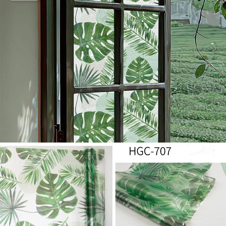 Наклейка из матового стекла, электростатическая наклейка на окно, наклейка на туалетное окно, светопроницаемая анти-подглядывающая модная пленка в китайском стиле