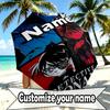 Custom Name Personalized Anime Print Umbrella, Auto Open Close, 8‑Rib Sturdy Frame, Commute Camping Hiking Use, Birthday Gift