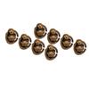200 Sets Monk Rivet with Pull Rings 8mm High Gloss Exquisite Workmanship Leather Rivets for DIY