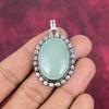 Украшения ручной работы из драгоценных камней Aqua Chalcedony, кулон из стерлингового серебра 925 пробы, уникальный дизайн, для женщин