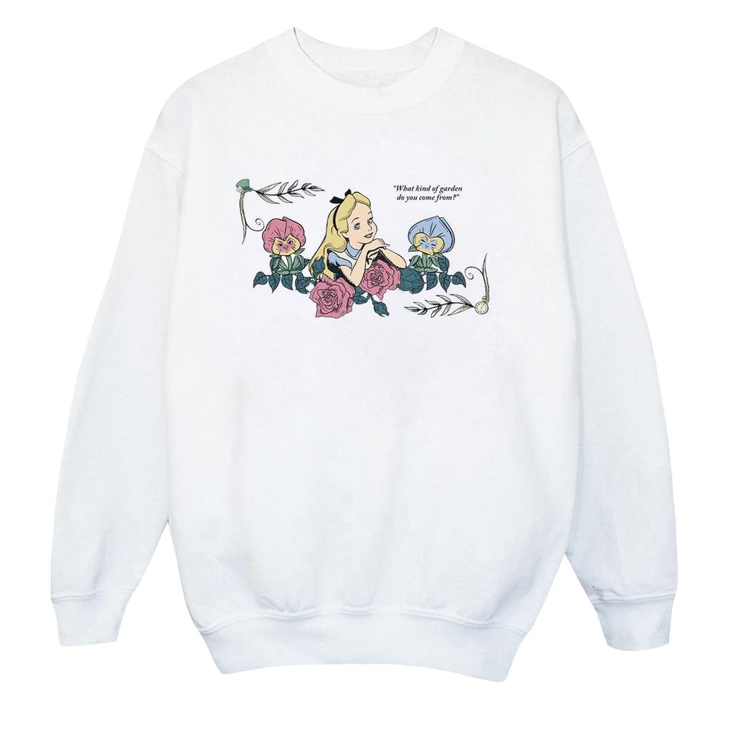 Disney Boys Alice In Wonderland What Kind Of Garden Sweatshirt