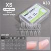 100 шт./коробка XS/S/M Накладные ногти Без шлифовки Без следов Накладные ногти Press On Clear Искусственные Тонкие Кончики Ногтей Для Наращивания Ногтей Домашний DIY