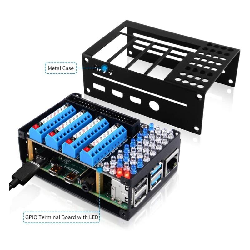 Комплект клеммной колодки с винтовыми клеммами для Raspberry Pi 4B GPIO