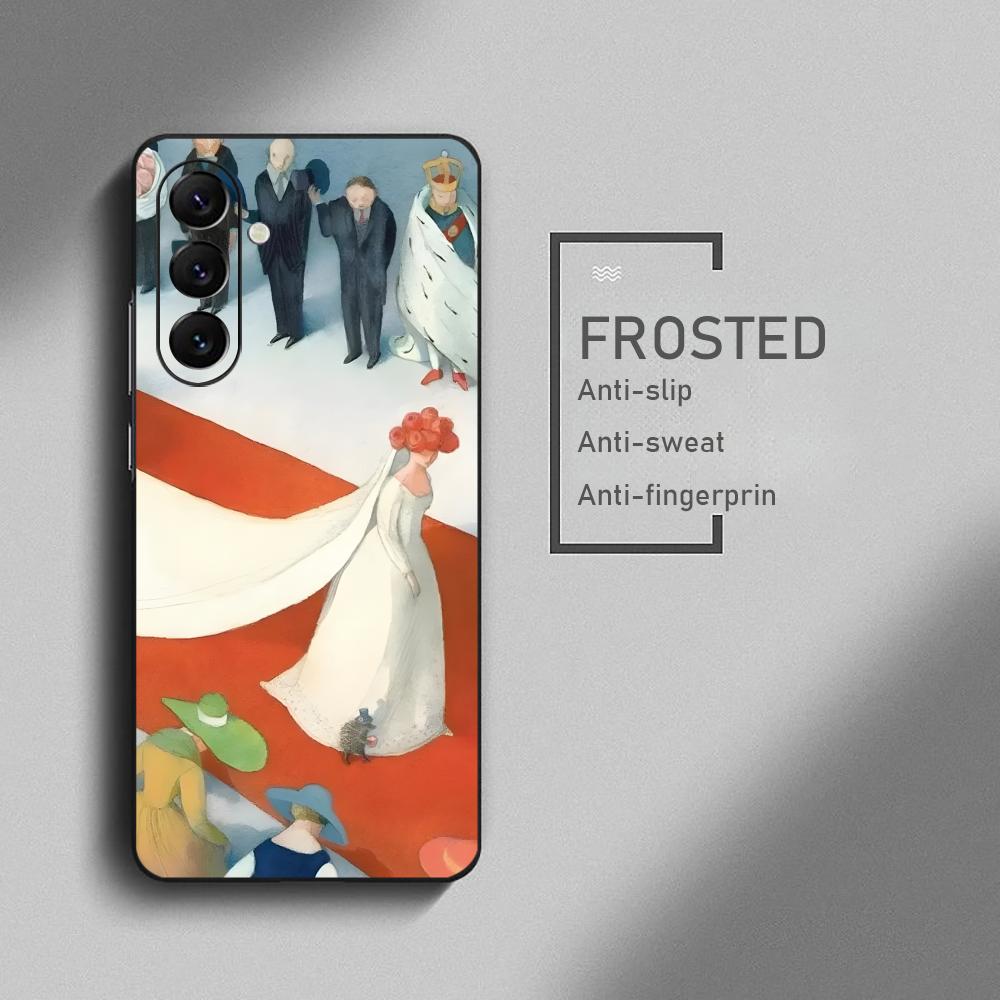 Lizbeth Zwerger Art Draw Phone Case For Samsung Galaxy S26 S25 S24 S23 S22 S21 Plus Ultra Note20 Soft Black