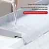Silicone Sink Splash Guard Vegetable Washing Water Splash Protector Non-slip Reusable Kitchen Sink Countertop Edge Anti-Splash Shield Board