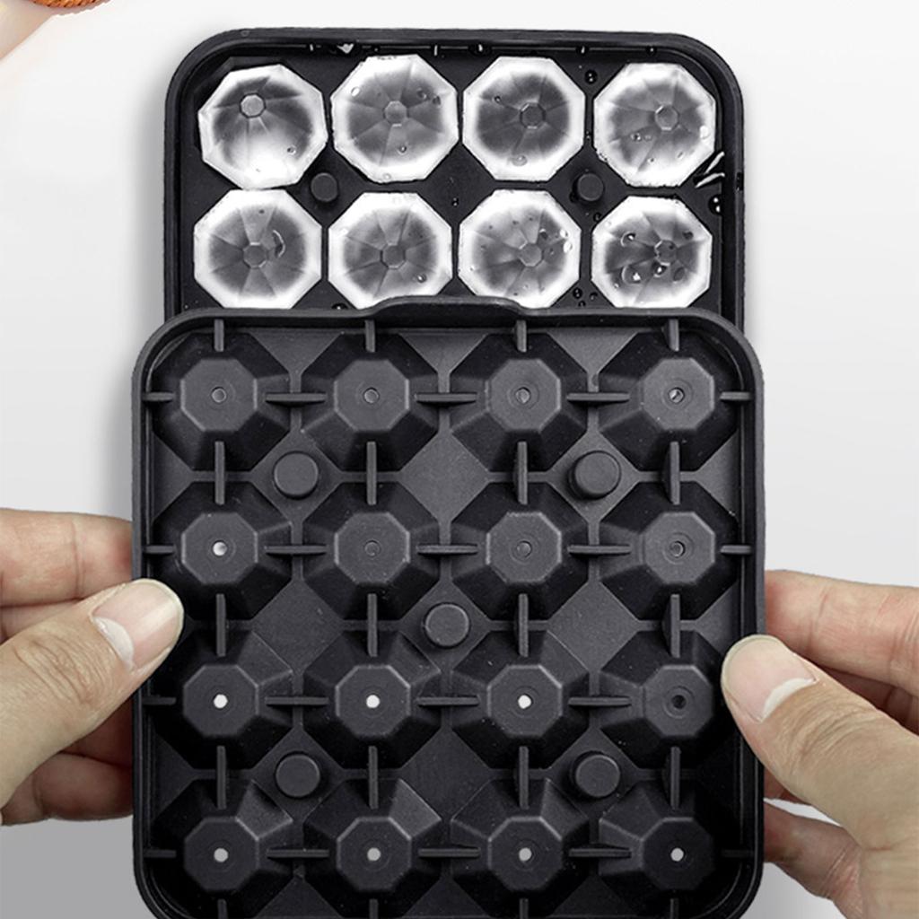 16 слотов Форма для кубиков льда Многофункциональные силиконовые формы Машина для приготовления кубиков льда в форме ромба Форма для кубиков льда Формы для кубиков льда своими руками