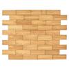 24/48PCS Bamboo Wood Grain Floor 1/12 Scale Miniature Floor Board Dollhouse Floor Tiles  Dollhouse