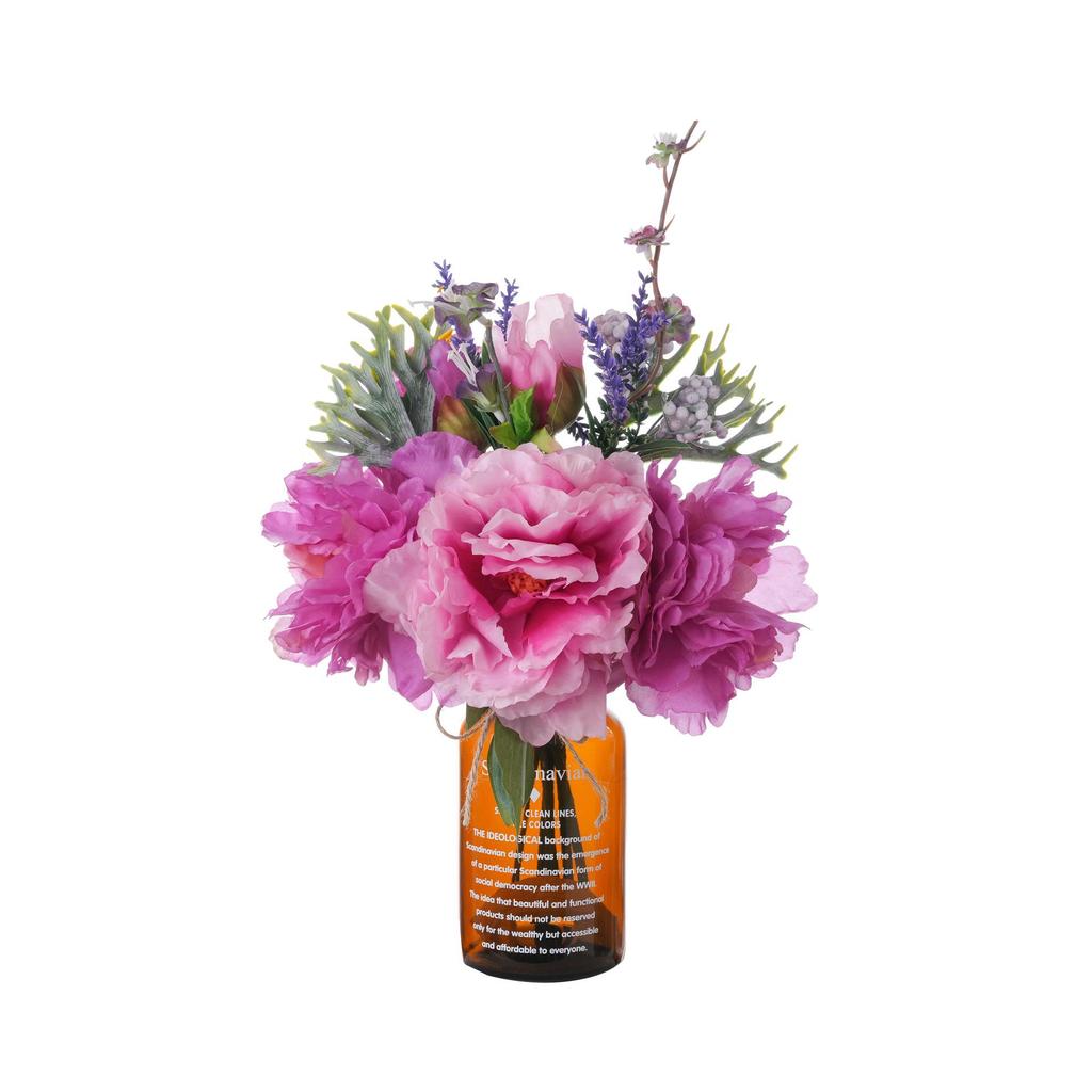10% Off Peony Flower Bouquet - Faux Peony Arrangement for Home Décor & Weddings, INS Style