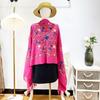 Ethnic style embroidered cape, shawl, and scarf for women, embroidered for warmth, suitable for travel in Lijiang, Qinghai Lake, and Tibet
