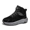 High-top Cross-country Sneakers Men Women Leather Outdoor Sport Shoes Winter Jogging Shoes Men Trail Walking Shoes Male Footwear