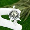 Friendship Day Sale Pyrite Stone Sterling Silver Trendy Elegant Pendant Jewelry