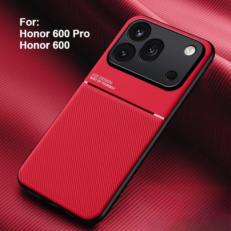 Чехол для Honor 600 600 Pro, роскошный, приятный для кожи, кожаный, магнитный, ультратонкий чехол для Honor 600 Pro, противоударный бампер, Funda