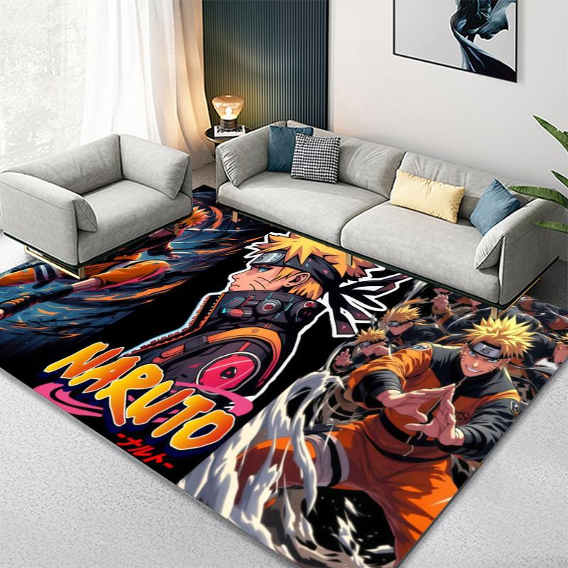 Anime Narutos Carpet Rug for Living Room Bedroom Home Sofa Decoration,Kids play Non-slip Floor Mat
