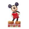 Статуэтка Enesco "Disney Traditions" Микки Маус с сердцем, Ш6,4 x В12,4 x Г5 см, DTR6016329