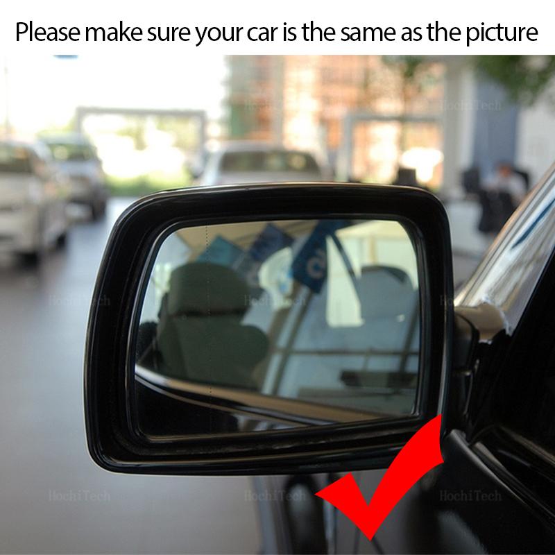 Левое и правое боковое синее зеркало с подогревом, широкое зеркало заднего вида для Land Rover Range Rover L322 Vogue 2002-2006