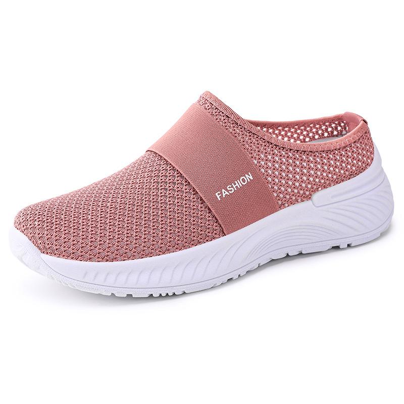Shoes Women's Summer Casual Shoes Are Breathable and Not Stuffy, Mesh Shoes, One Foot and a Half Slippers, Soft Soles Are Not Tired, Lazy Shoes