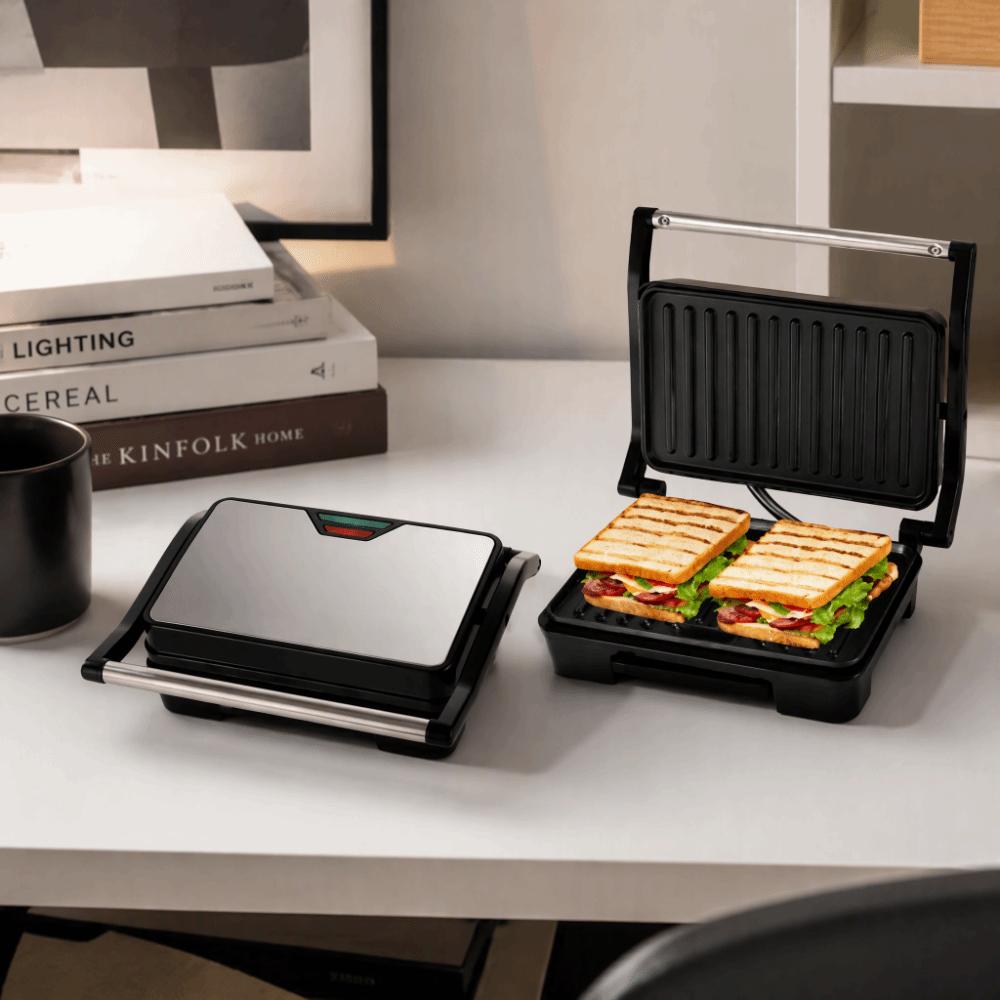 Non-Stick Electric Sandwich Pan Quick Heating Sandwich Maker Bread Sandwich Toaster Breakfast